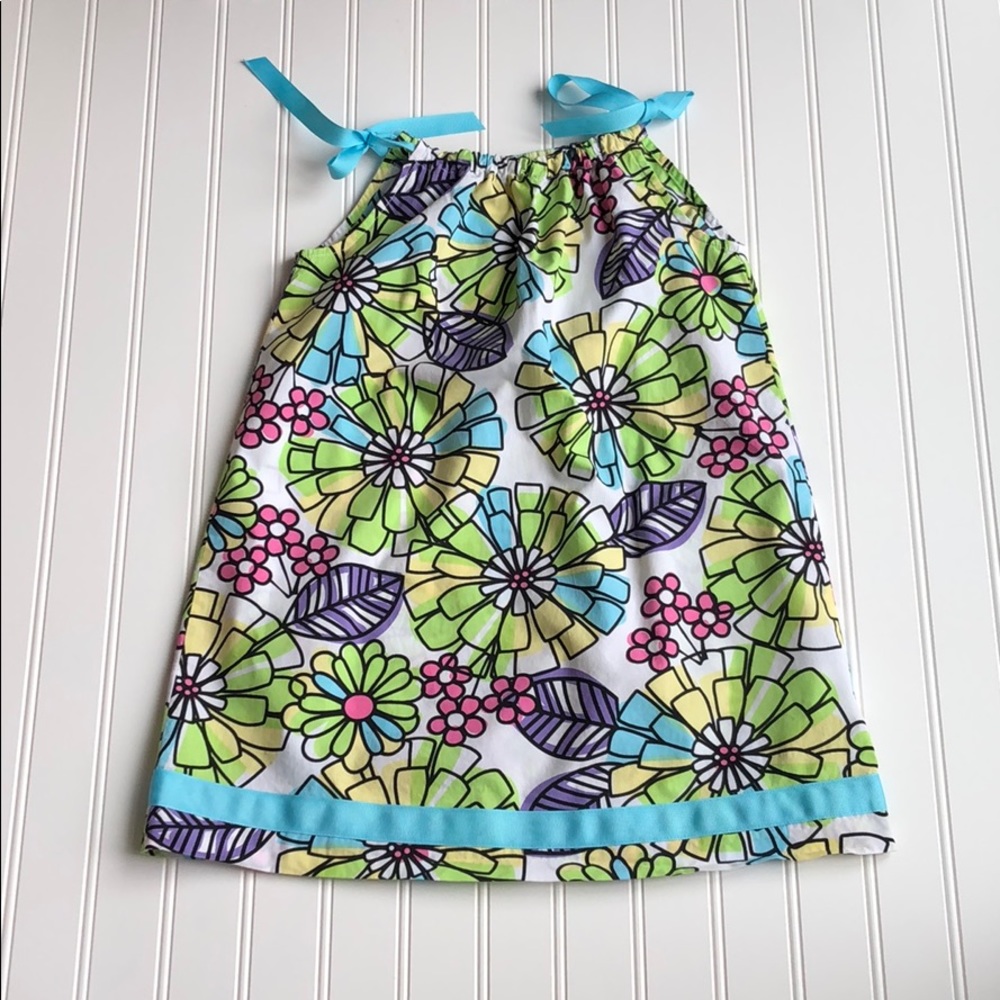 Hanna Andersson Pillow Case Tie dress